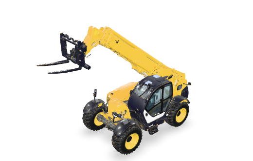 Detailed 3D model of an underground telehandler